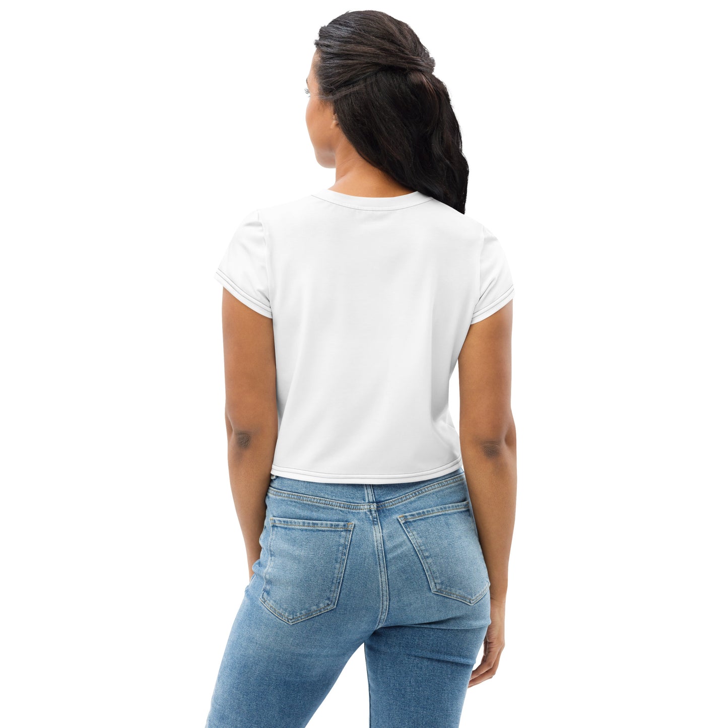 Checkerboard Traditions- Crop Tee