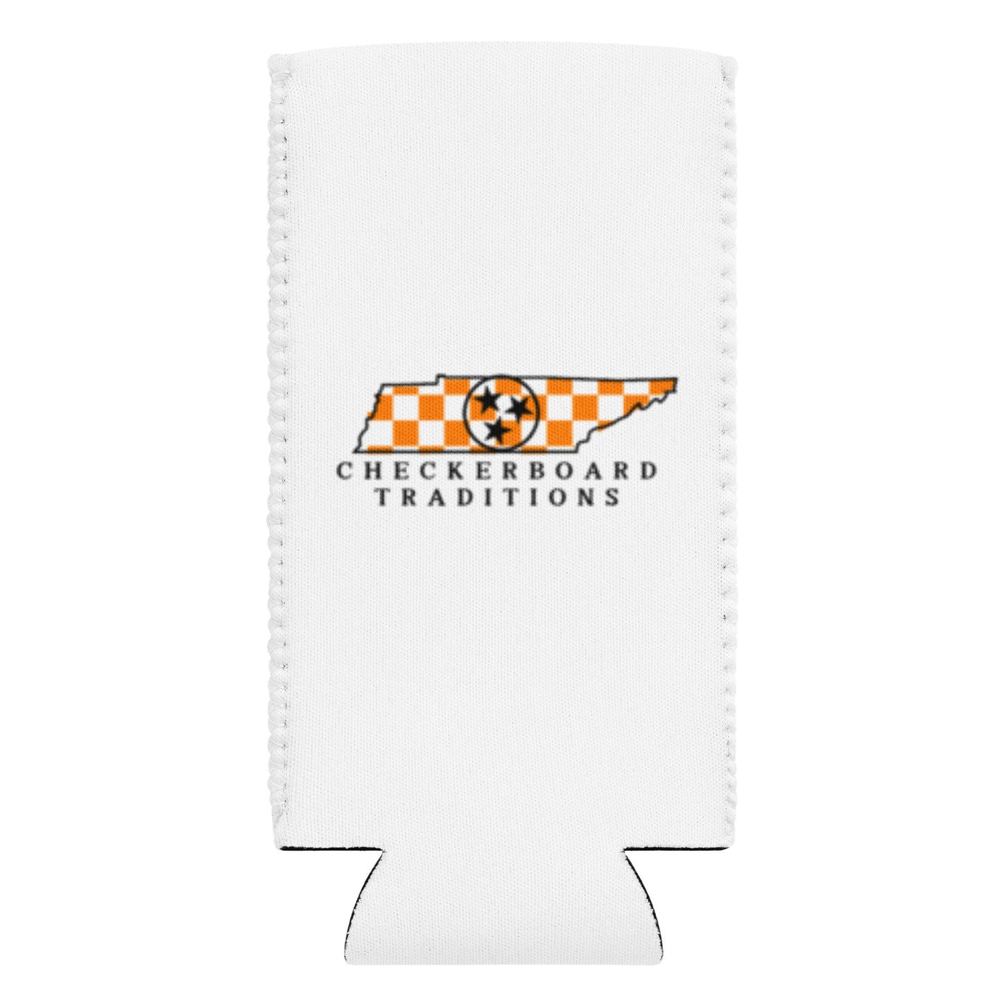 Checkerboard Traditions- Can Sleeves (White)
