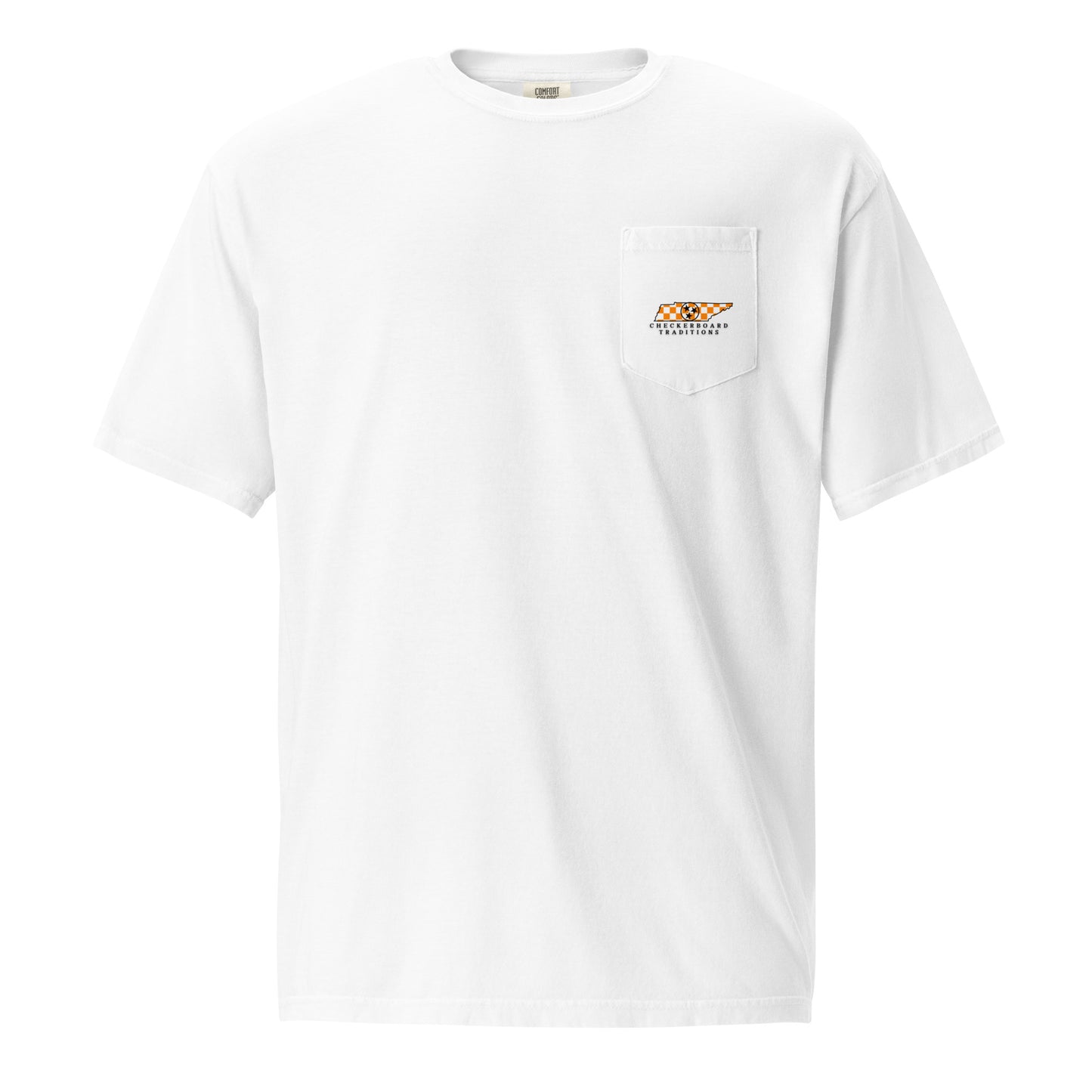 Checkerboard Traditions - Unisex BUCK FAMA Retro Comfort Color(White)