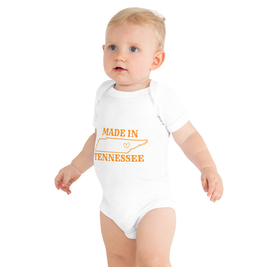 Checkerboard Traditions-  Infant Onesies " Made in Tennessee"