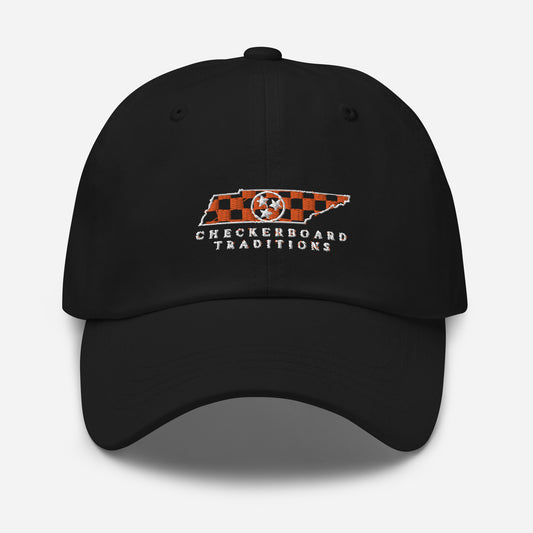 Checkerboard Traditions Dad Hat (Black)