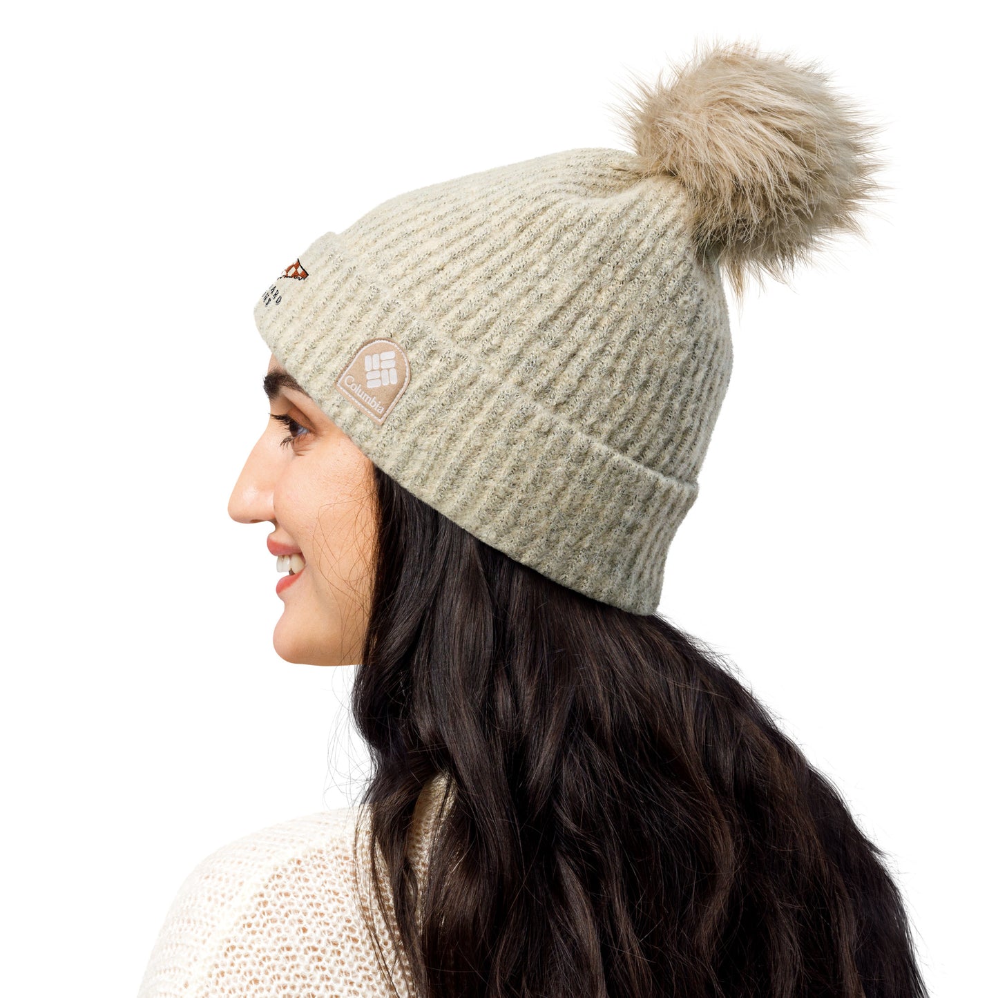 Checkerboard Traditions- Columbia Pom-Pom Beanie