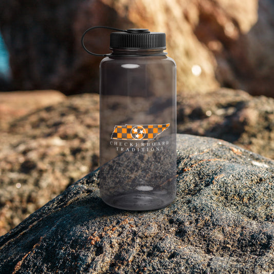 Checkerboard Traditions- Wide Mouth Plastic Water Bottle